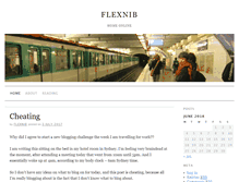 Tablet Screenshot of flexnib.com